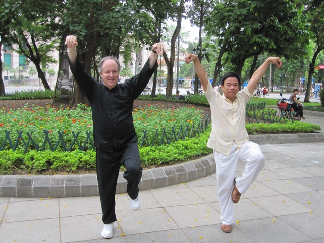 Tai Chi exercise à Hanoi