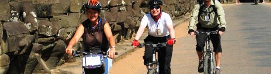 Cycling to Angkor Wat