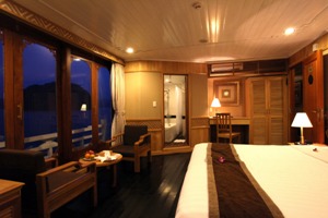 Family Suite Cabin on Pelican Cruise Halong Bay, Vietnam Suite Cabin on Pelican Cruise Halong Bay, Vietnam