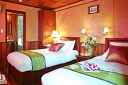 Twin Cabin on Valentine Cruise Halong Bay, Vietnam Twin Cabin on Valentine Cruise Halong Bay, Vietnam